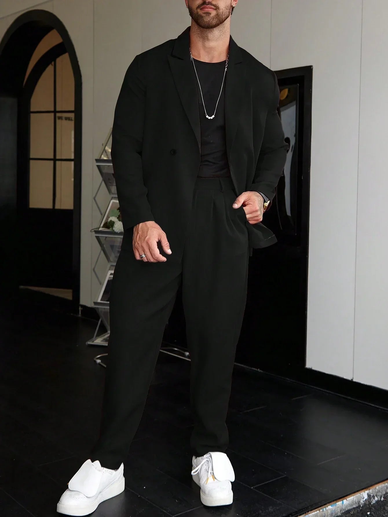Old Money Casual One-Color Men's Suit