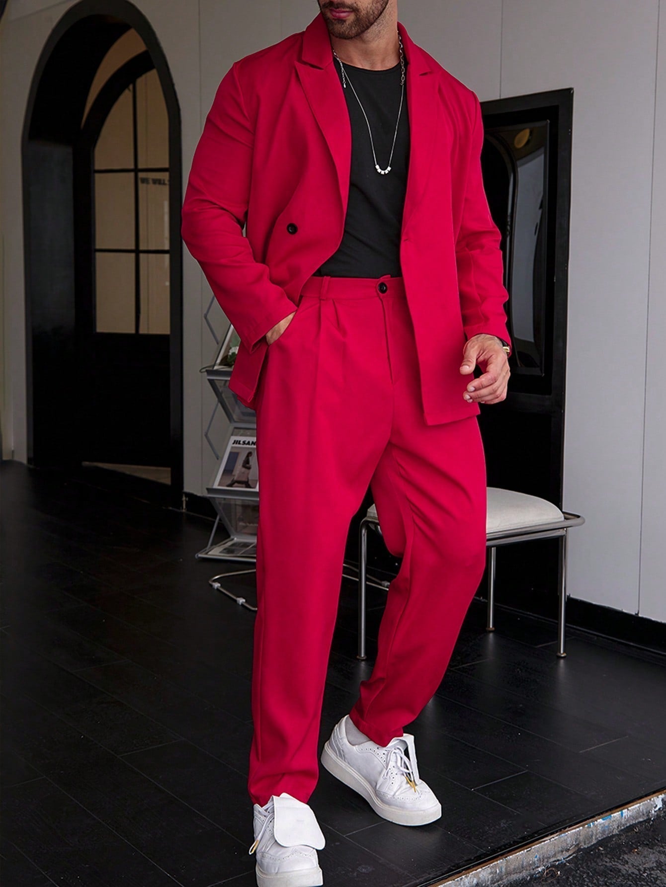 Old Money Casual One-Color Men's Suit