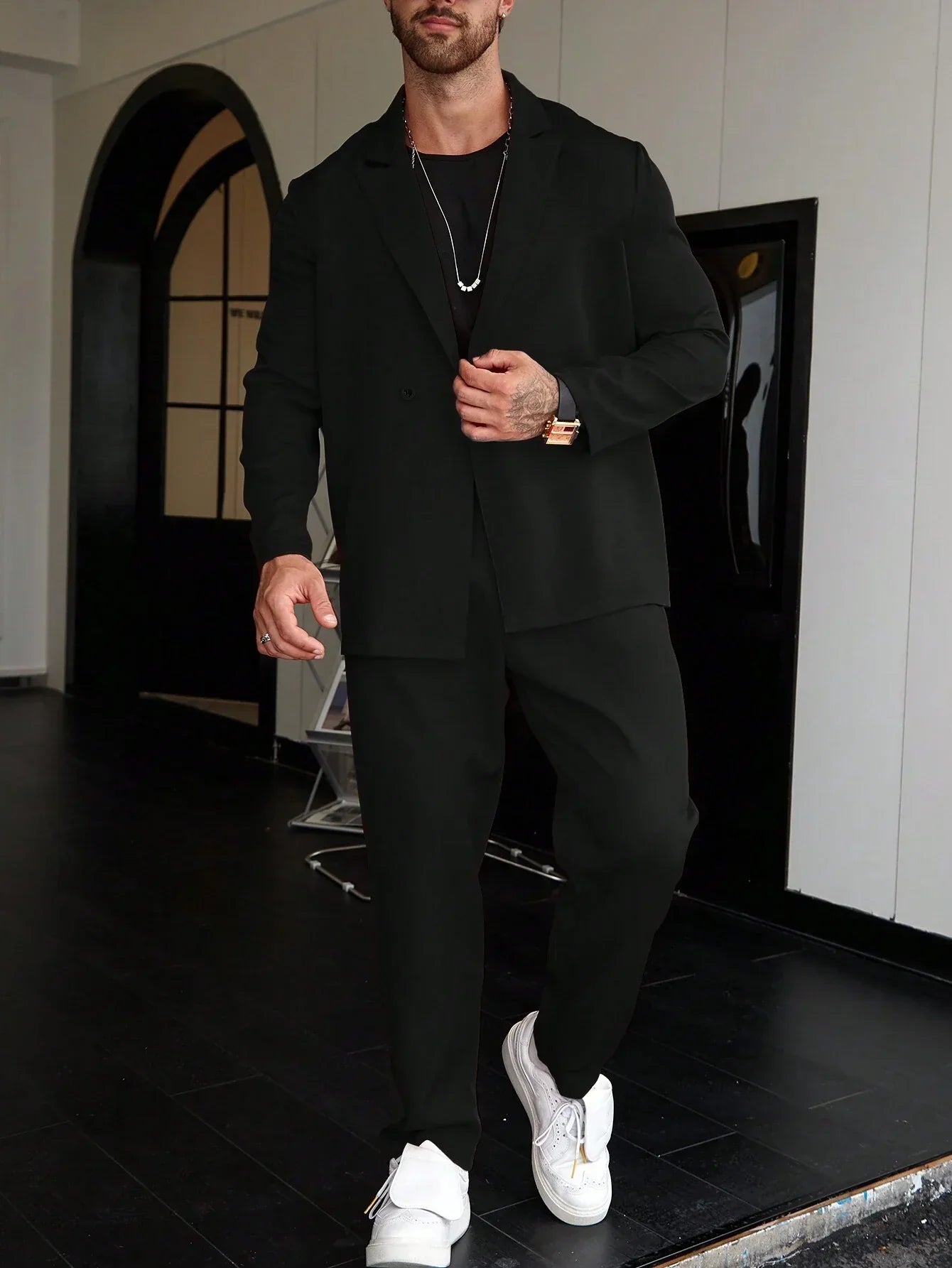 Old Money Casual One-Color Men's Suit