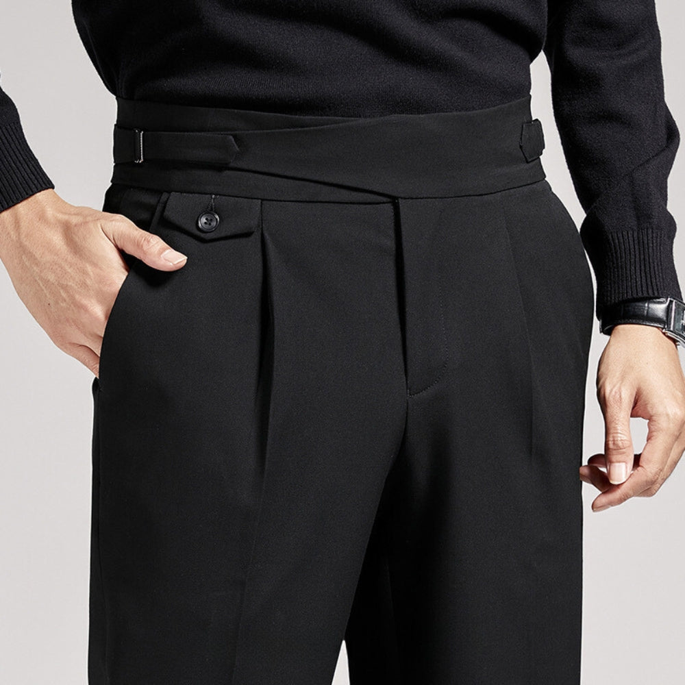 Old Money High Waist Nine-Point Trousers