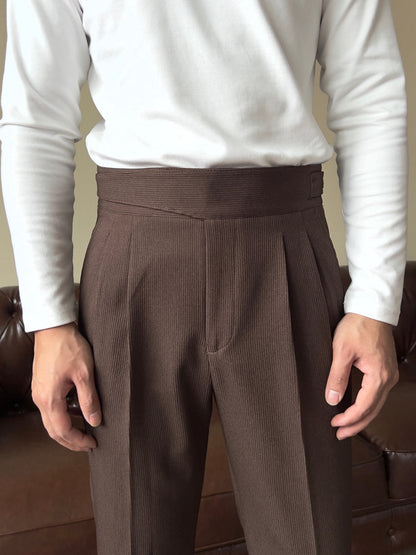 Old Money Old Money High Waist Gurkha Trousers