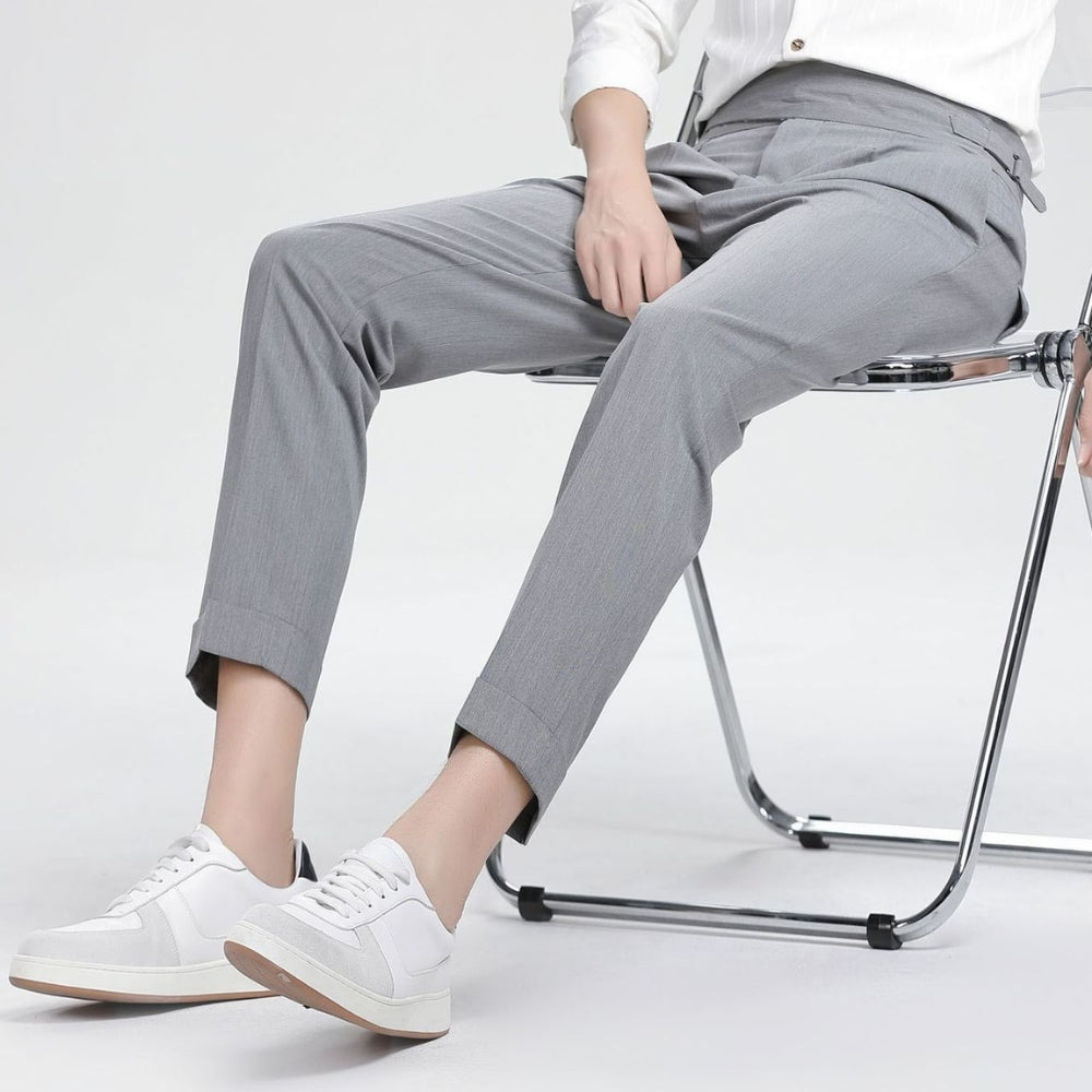 Old Money High Waist Nine-Point Trousers