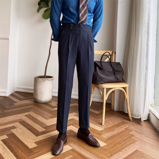 Old Money High Waist Non-Iron Casual Pants