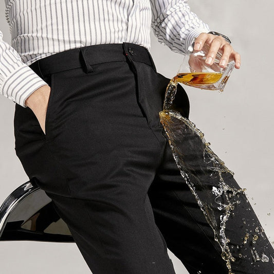 Old Money Gray Splash-Proof Suit Trousers