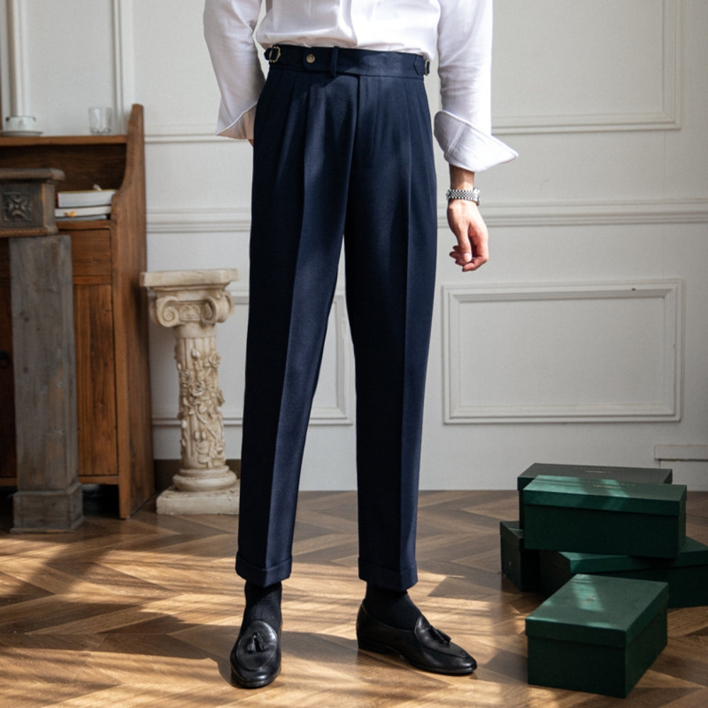 Old Money British Naple Versatile Trousers