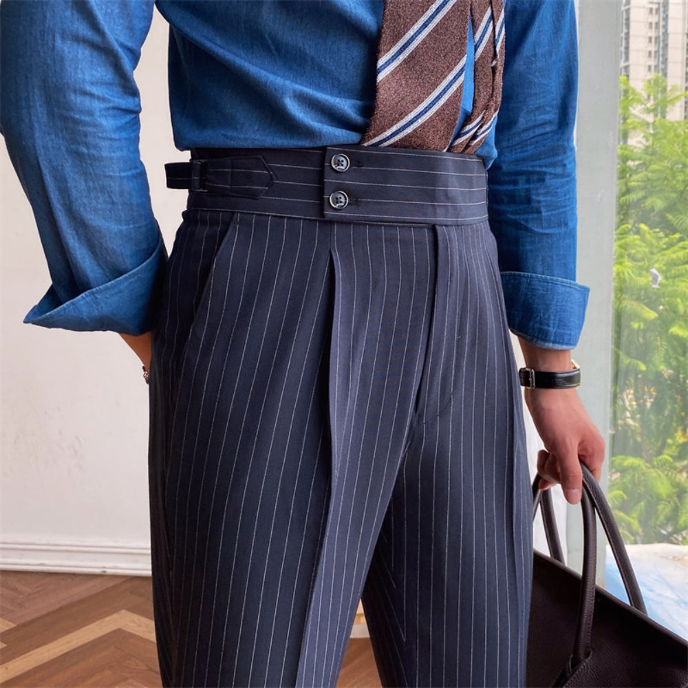 Old Money High Waist Non-Iron Casual Pants