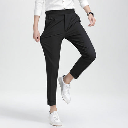 Old Money High Waist Nine-Point Trousers