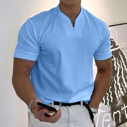 2024 Men Gentlemans business Short Sleeve T Shirt