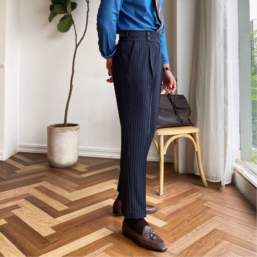 Old Money High Waist Non-Iron Casual Pants