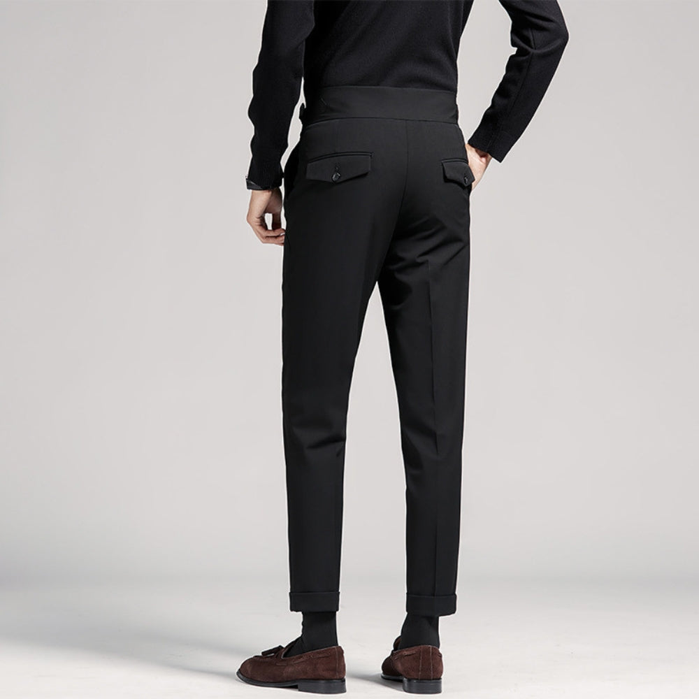 Old Money High Waist Nine-Point Trousers
