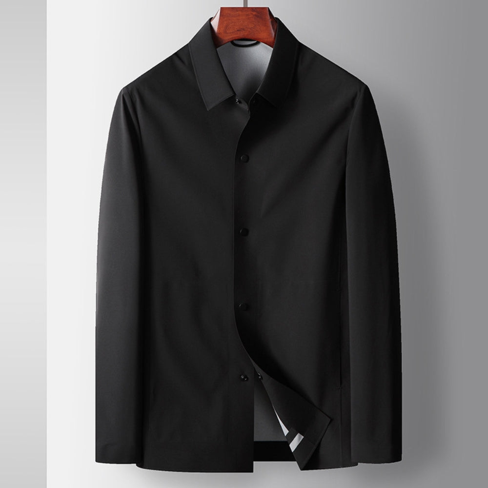 Old Money Lapel Shirt Seamless Luxury Business Jacket