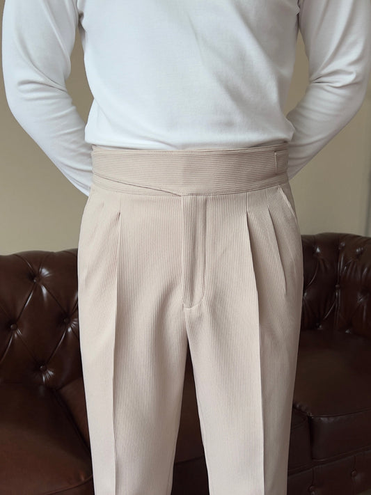 Old Money Old Money High Waist Gurkha Trousers