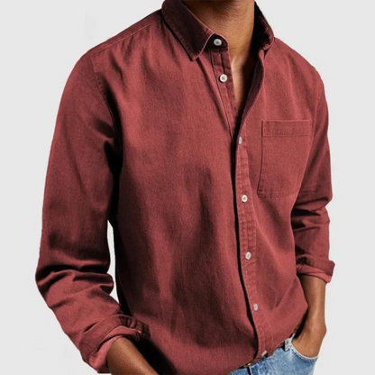 Old Money Casual Button-Up Shirt