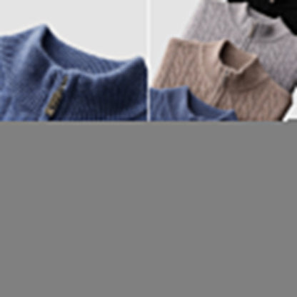 Old Money Thickened Cashmere Wool Turtleneck Sweater