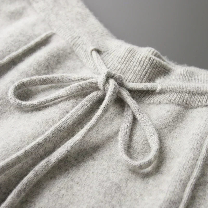 Old Money 100% Cashmere Wool Trousers