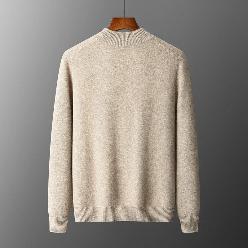 Old Money Men's Cashmere Zip Jacket