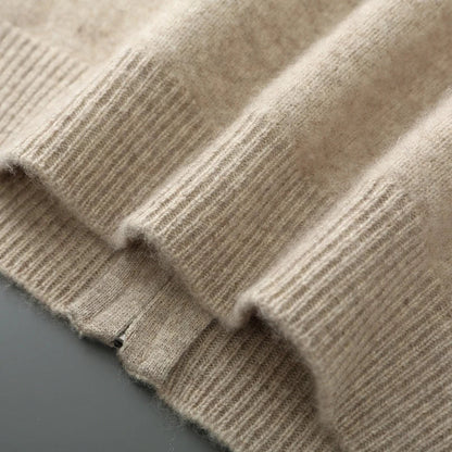 Old Money Men's Cashmere Zip Jacket