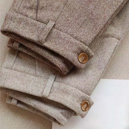 Perquaza™ Woolen Fitted Pants