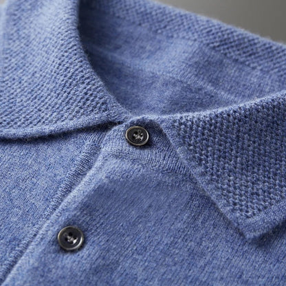 Old Money Elite Cashmere Polo